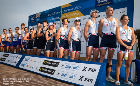 Laurent Cadot sur le podium