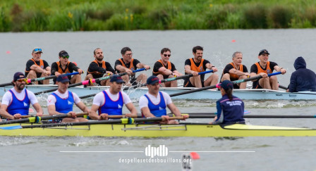Les Master en 8+ Open. (photo DPDB)