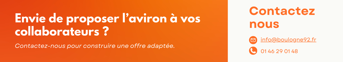 Envie de proposer de l'aviron à vos colaborateurs