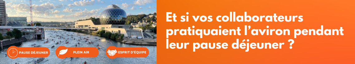 Et si vos collaborateurs pratiquaient l'aviron pendant la pause déjeuner