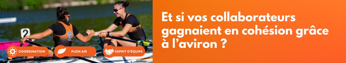 Et si vos collaborateurs gagnaient en cohésion grâce à l'aviron
