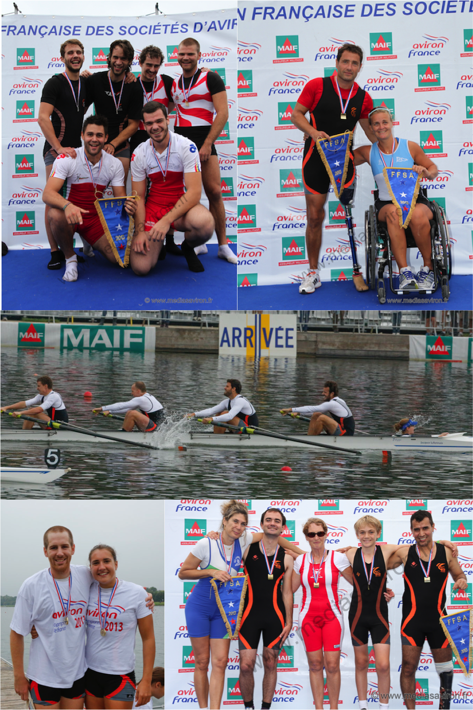 Podiums senior Championats de France